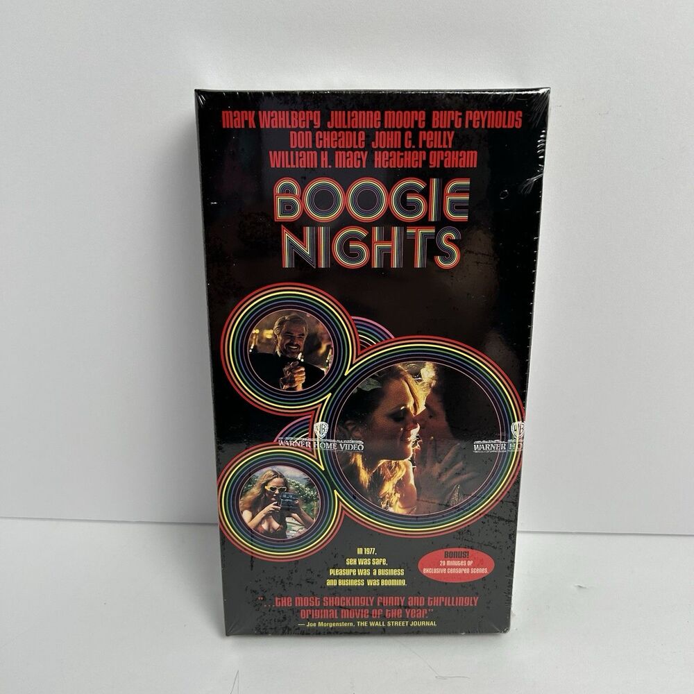Boogie Nights VHS 1998 Mark Wahlberg **SEALED NEW**